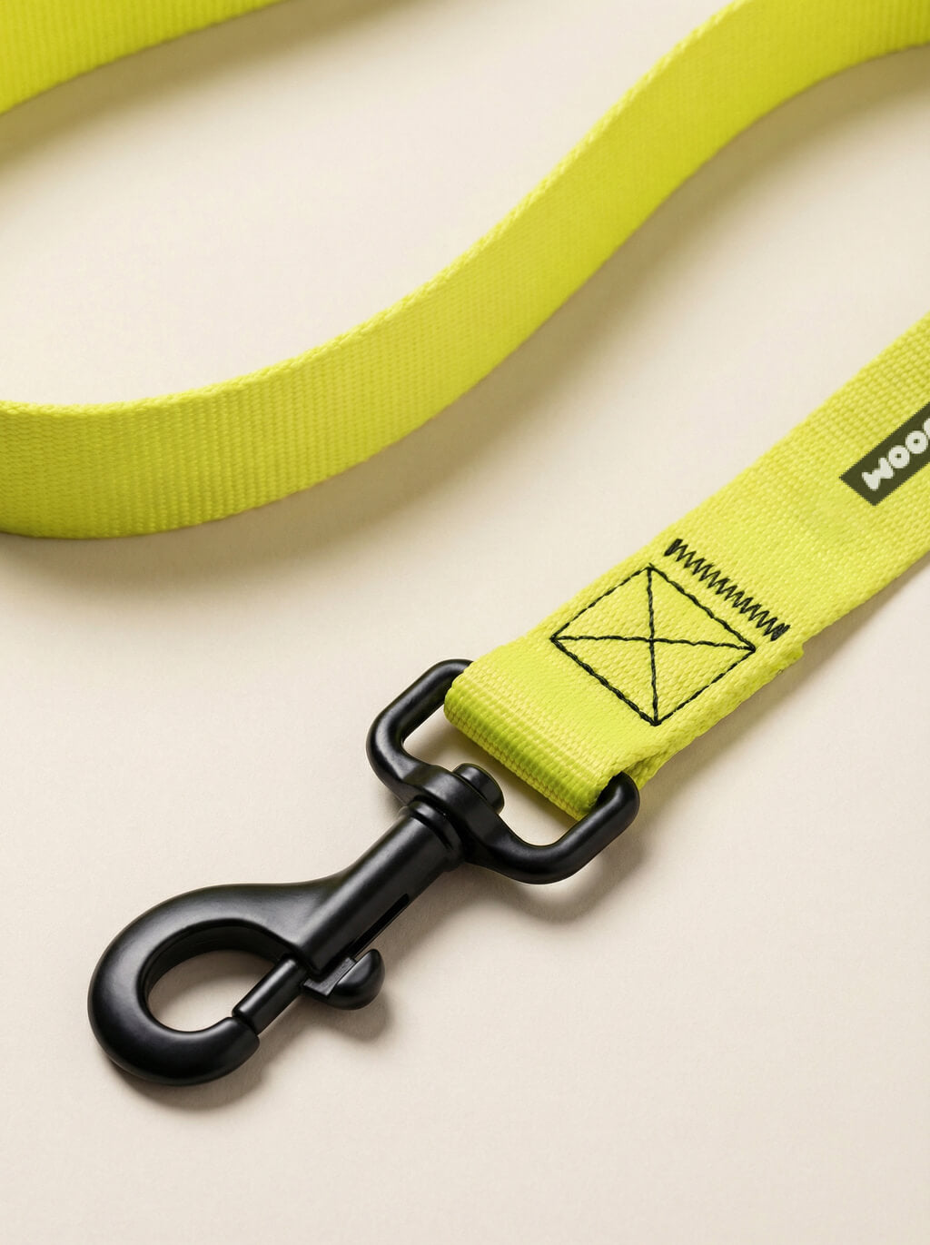 Neon Yellow Dog Collar & Leash Set