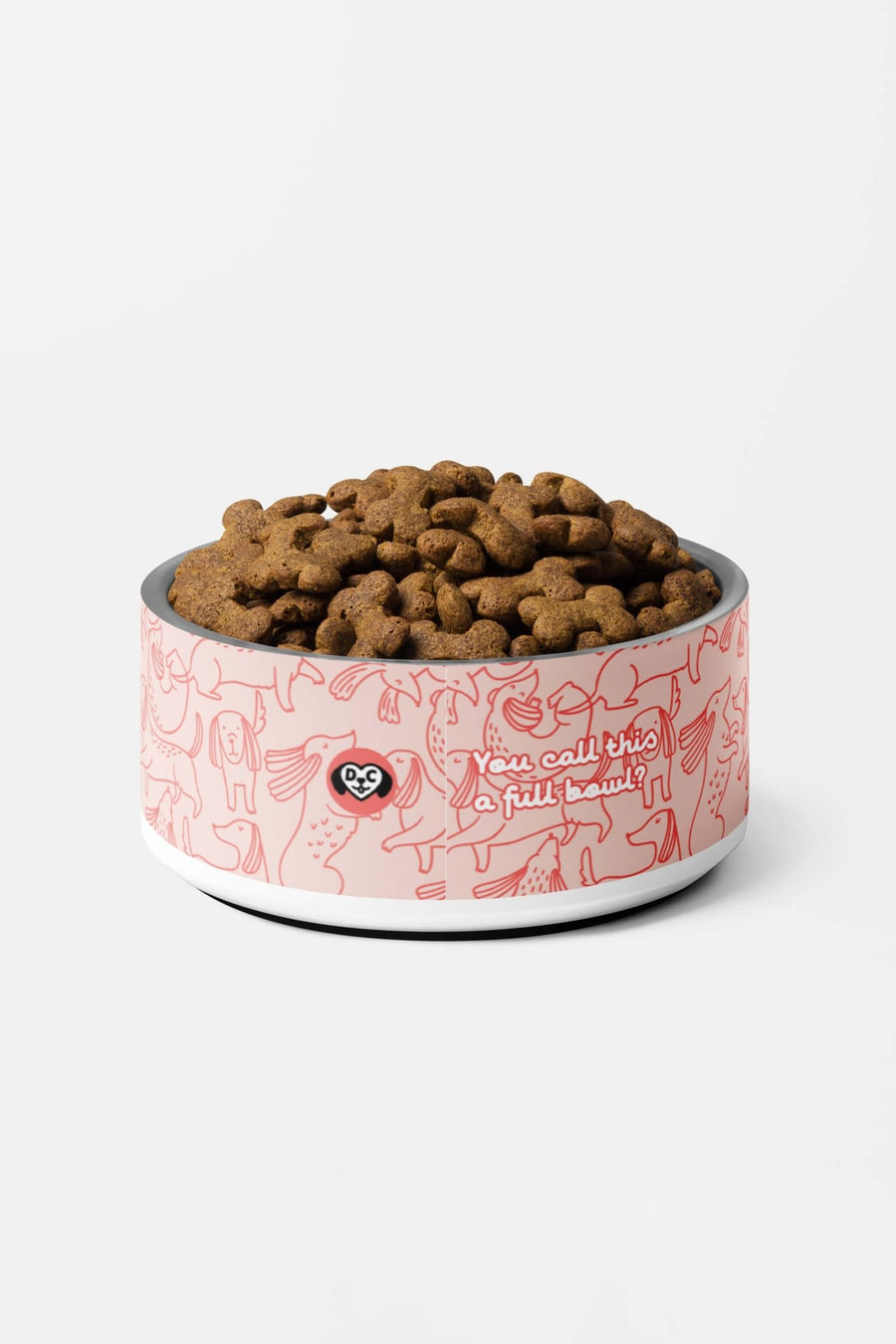 Back of the Time To Eat dog bowl from WOOF