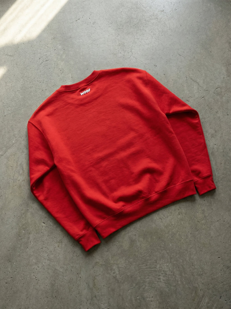 Back view of the I Triple Dog Dare You Sweatshirt from WOOF