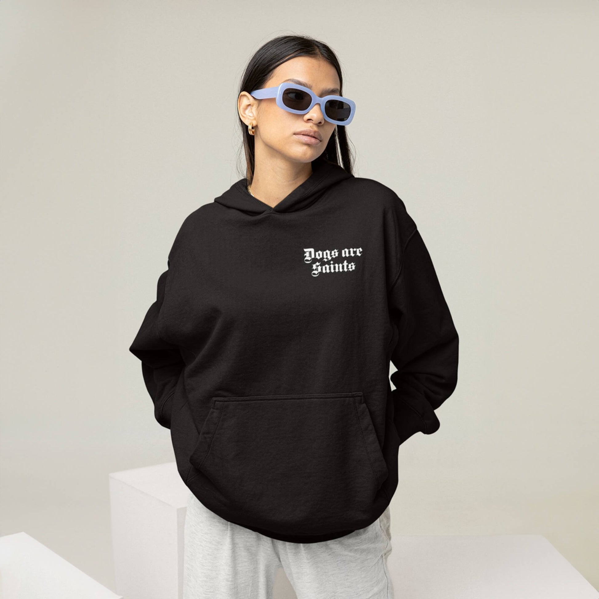 Dogs Are Saints Hoodie - Dogloverclothing.com