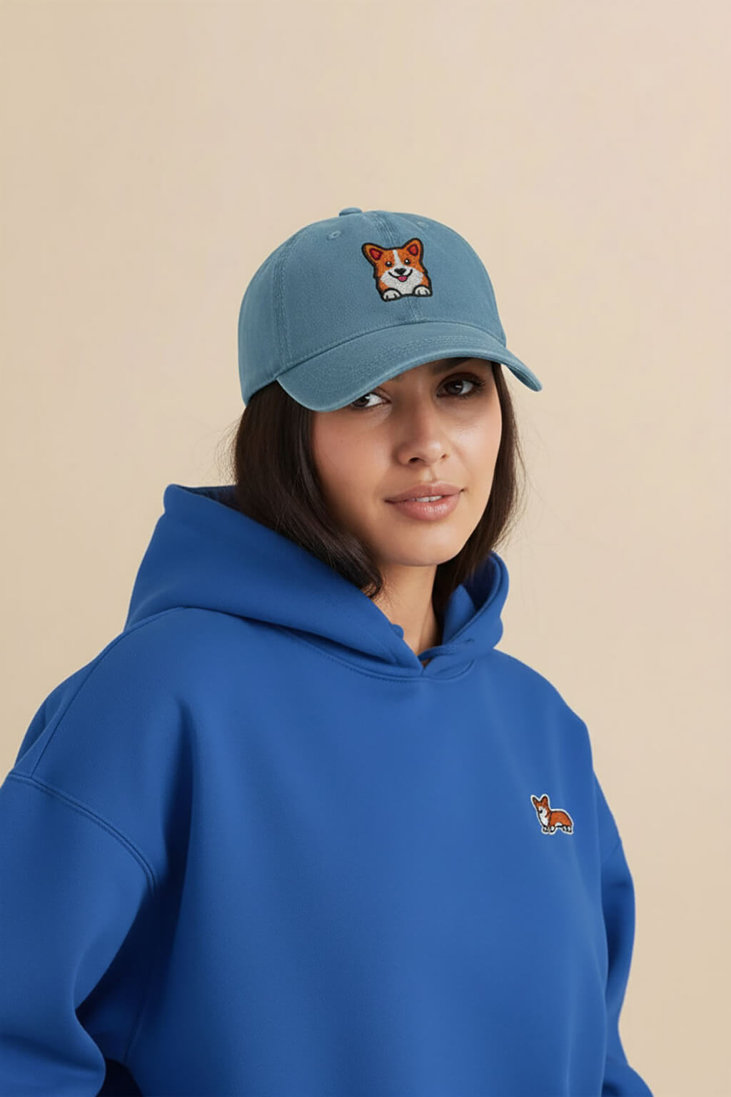 Iconic Corgi Denim Cap