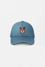 Premium Corgi Denim Cap.