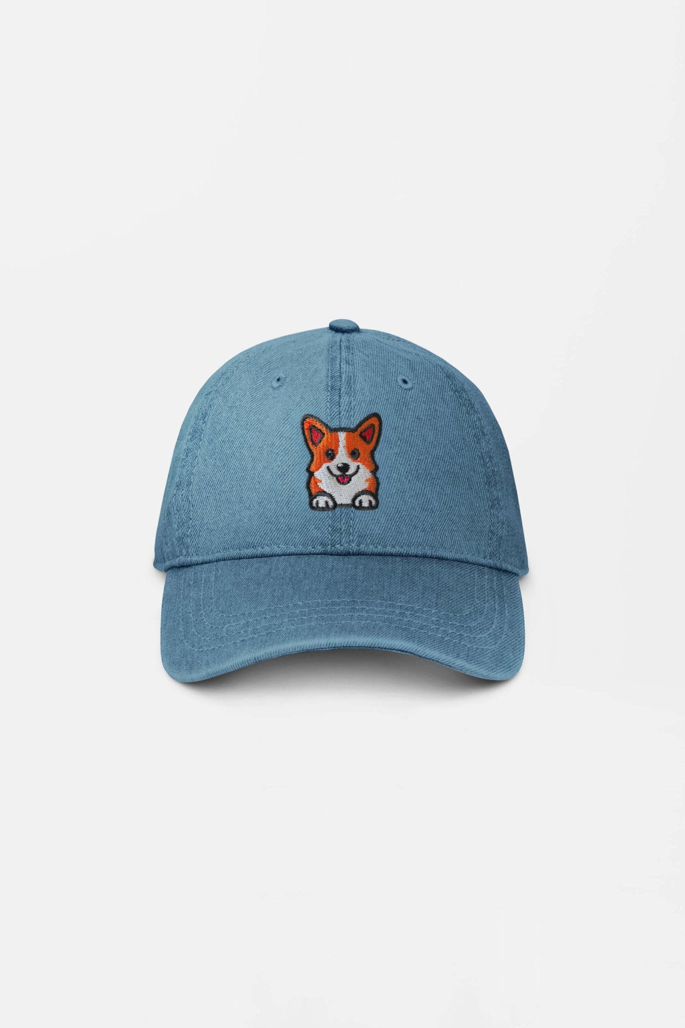 Premium Corgi Denim Cap.