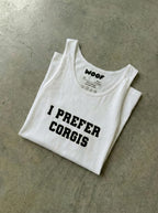 I Prefer Corgis Unisex Corgi Tank Top