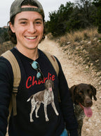 Custom Dog Illustration Unisex Sweatshirt