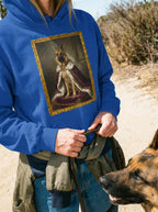 Custom Royal Dog Portrait Unisex Hoodie