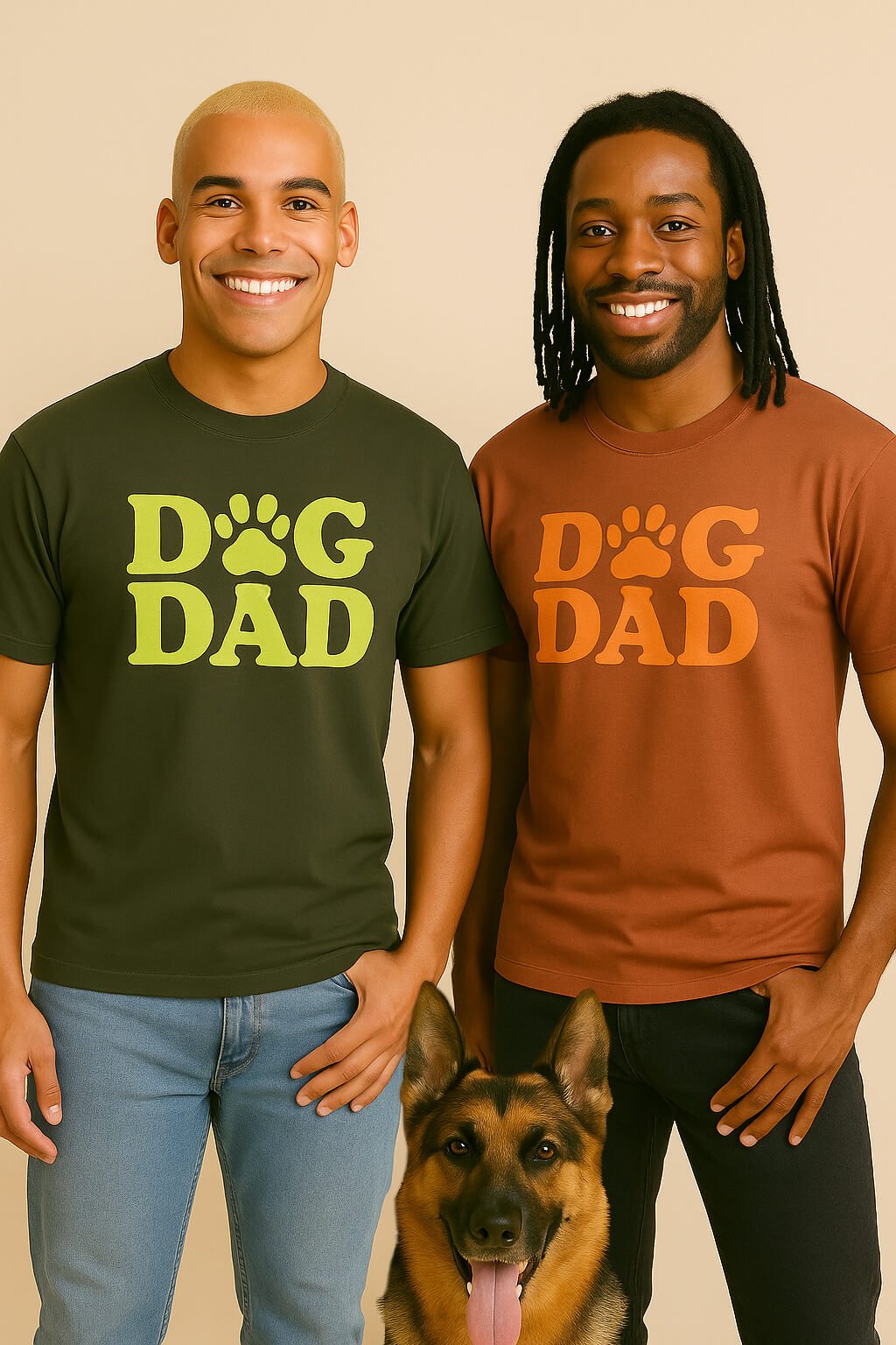Soft Dog Dad T-Shirt - Dogloverclothing.com