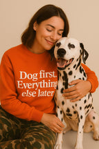 Funny Dog First Unisex Sweatshirt.