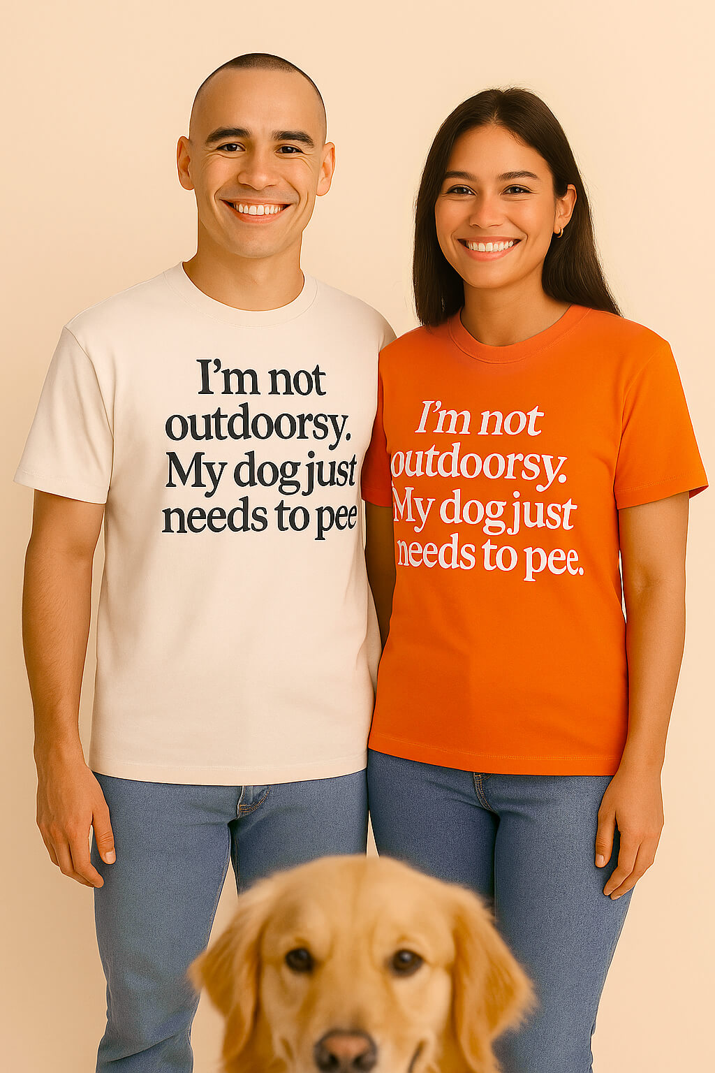 Funny Dog Outdoor Unisex T-Shirt
