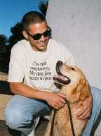 Funny Dog Heavyweight Unisex T-Shirt