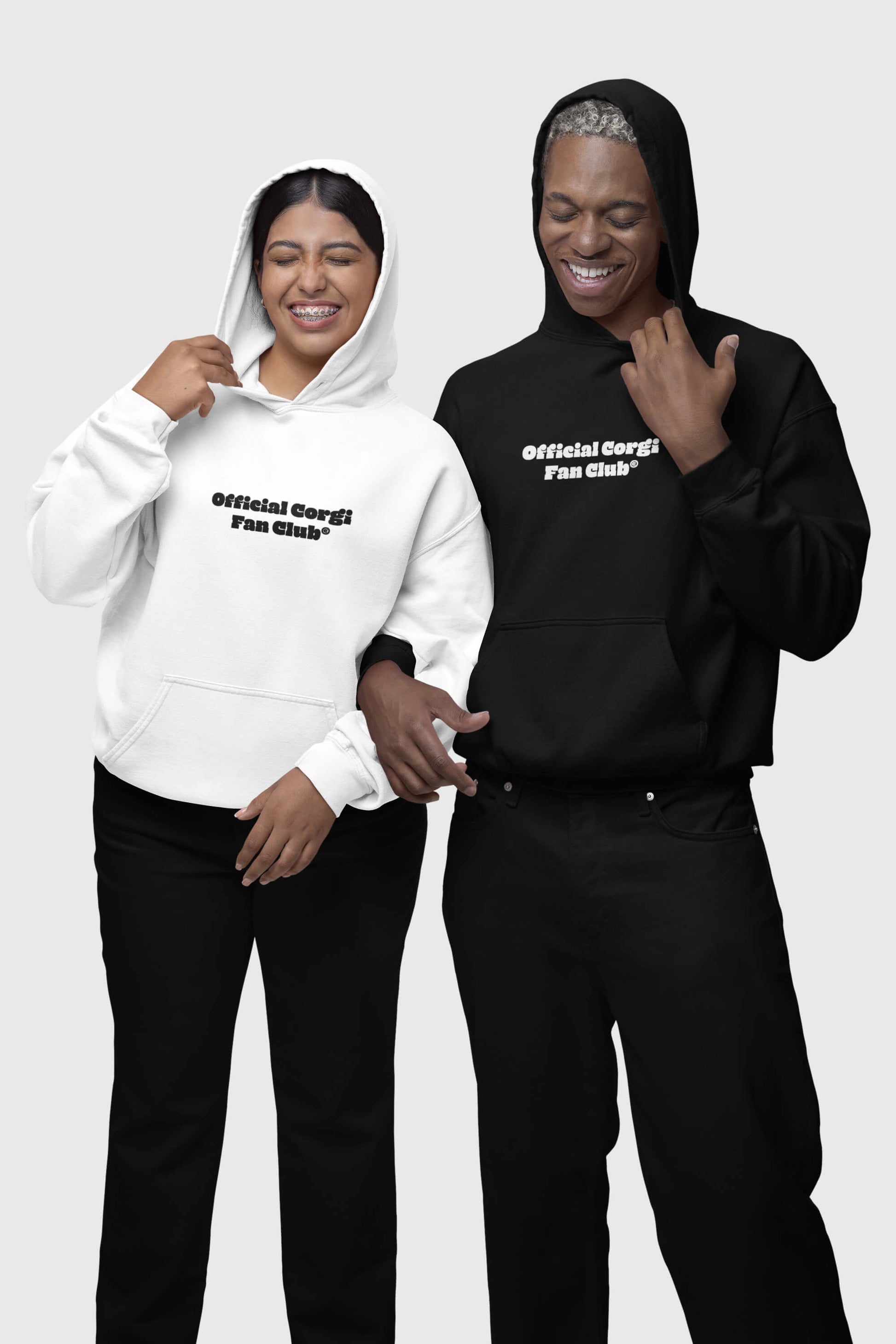 Official Corgi Fan Club© Premium Hoodie - Dogloverclothing.com