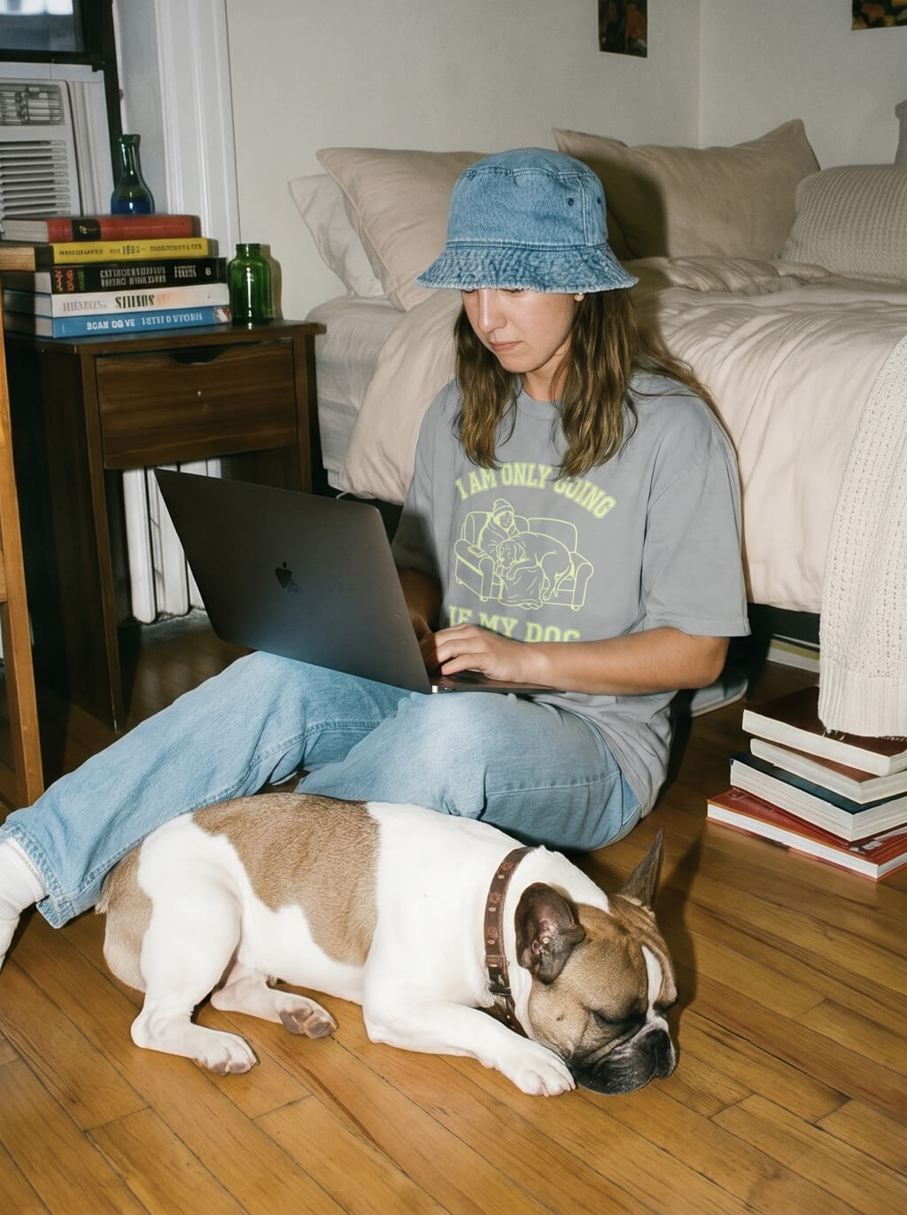 Dog Is Invited Unisex Heavyweight T-Shirt