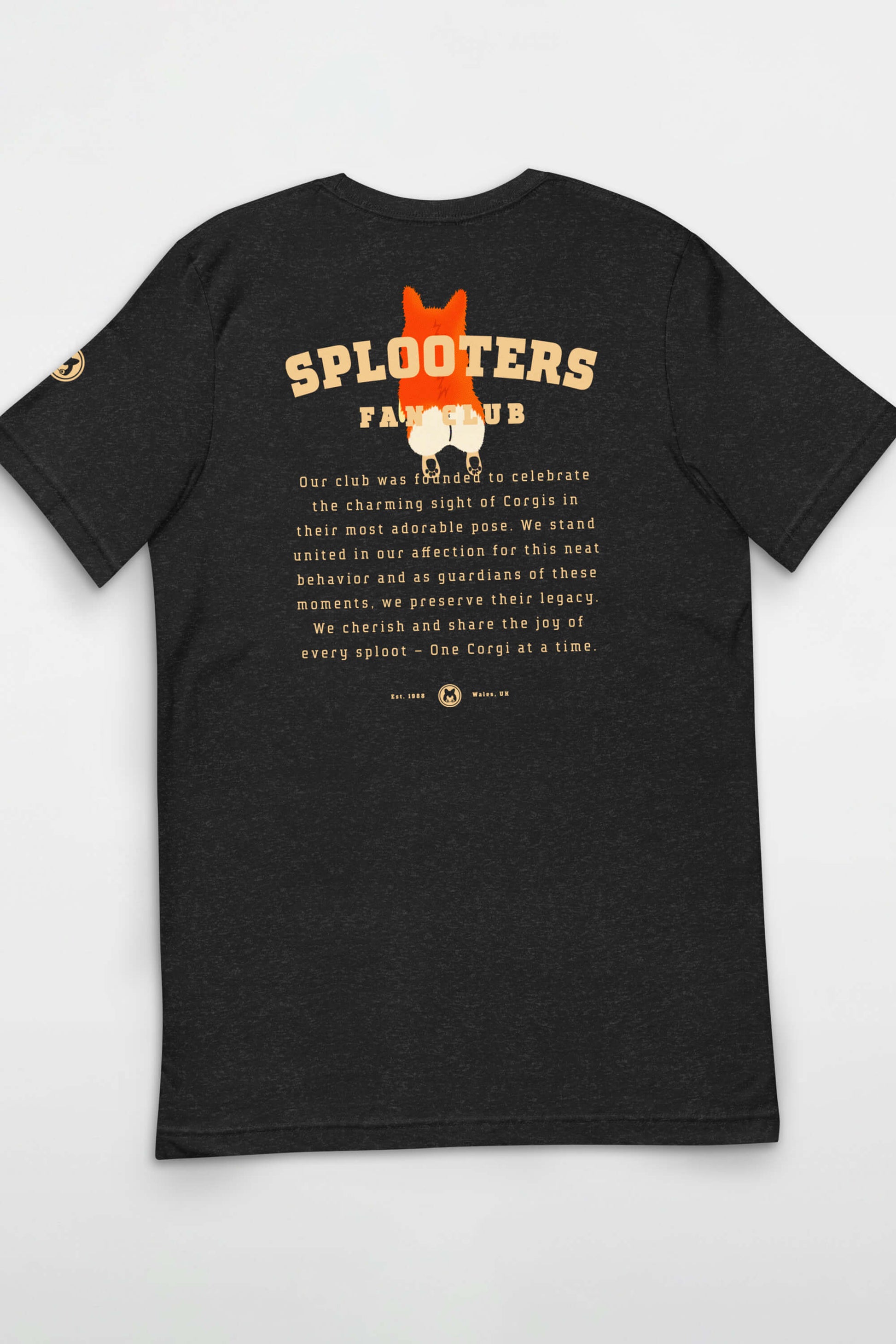 Official Splooting Corgi Fan Club Unisex T-Shirt - Dogloverclothing.com
