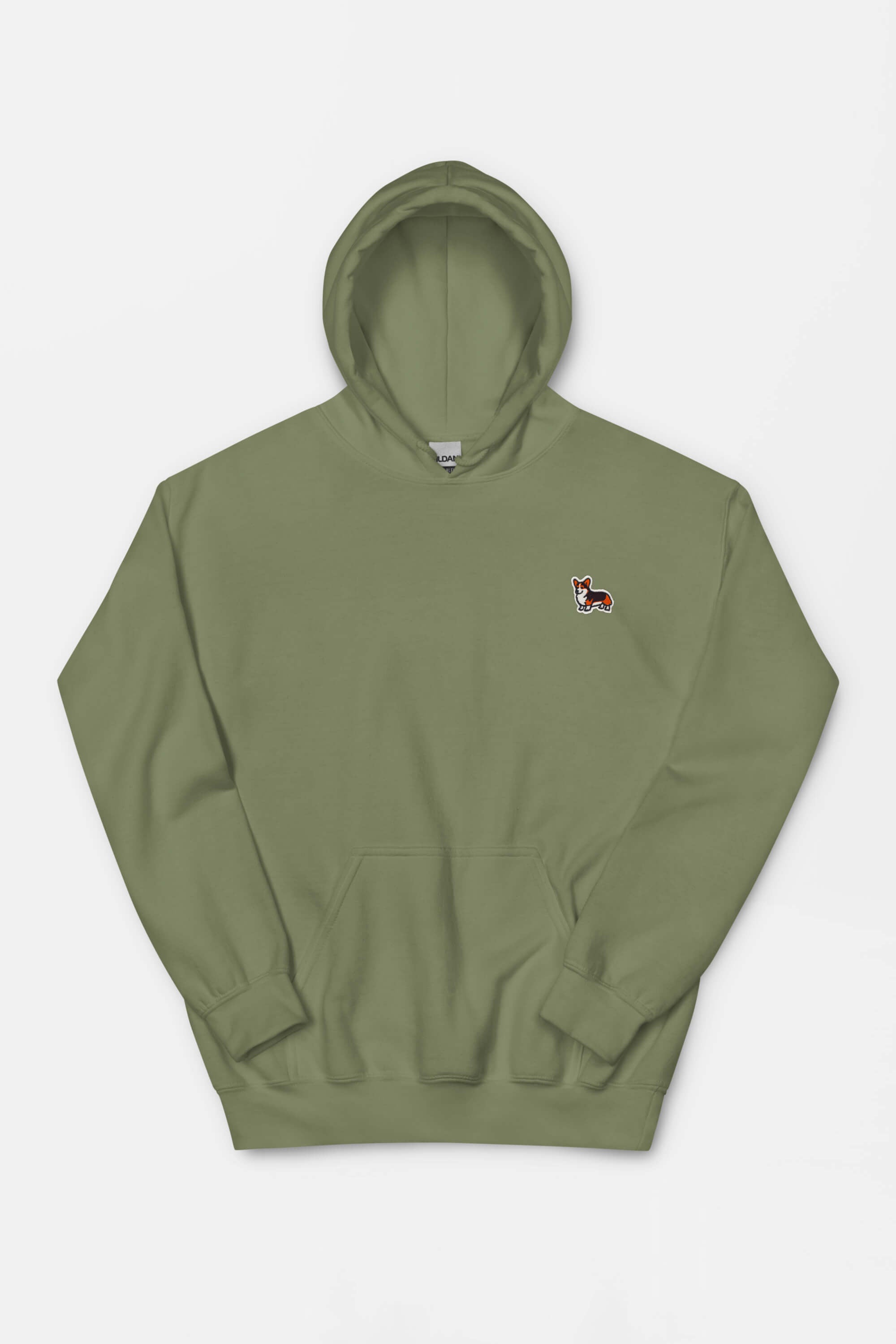 Classic Tricolor Corgi Sidekick Unisex Hoodie - Dogloverclothing.com