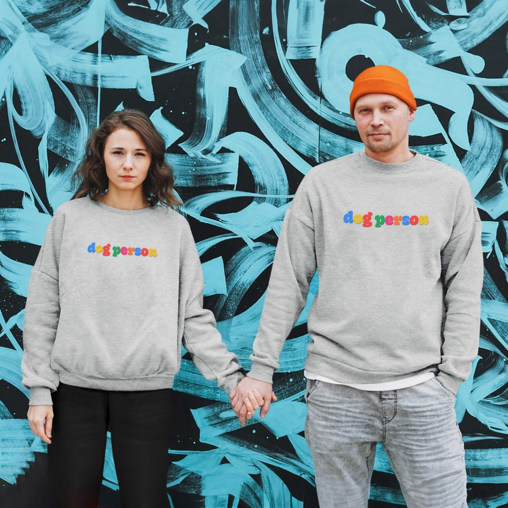 Dog Person Embroidered Unisex Sweatshirt - Dogloverclothing.com