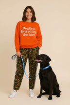 Happy Clouds Dog Collar & Leash Set - WOOF