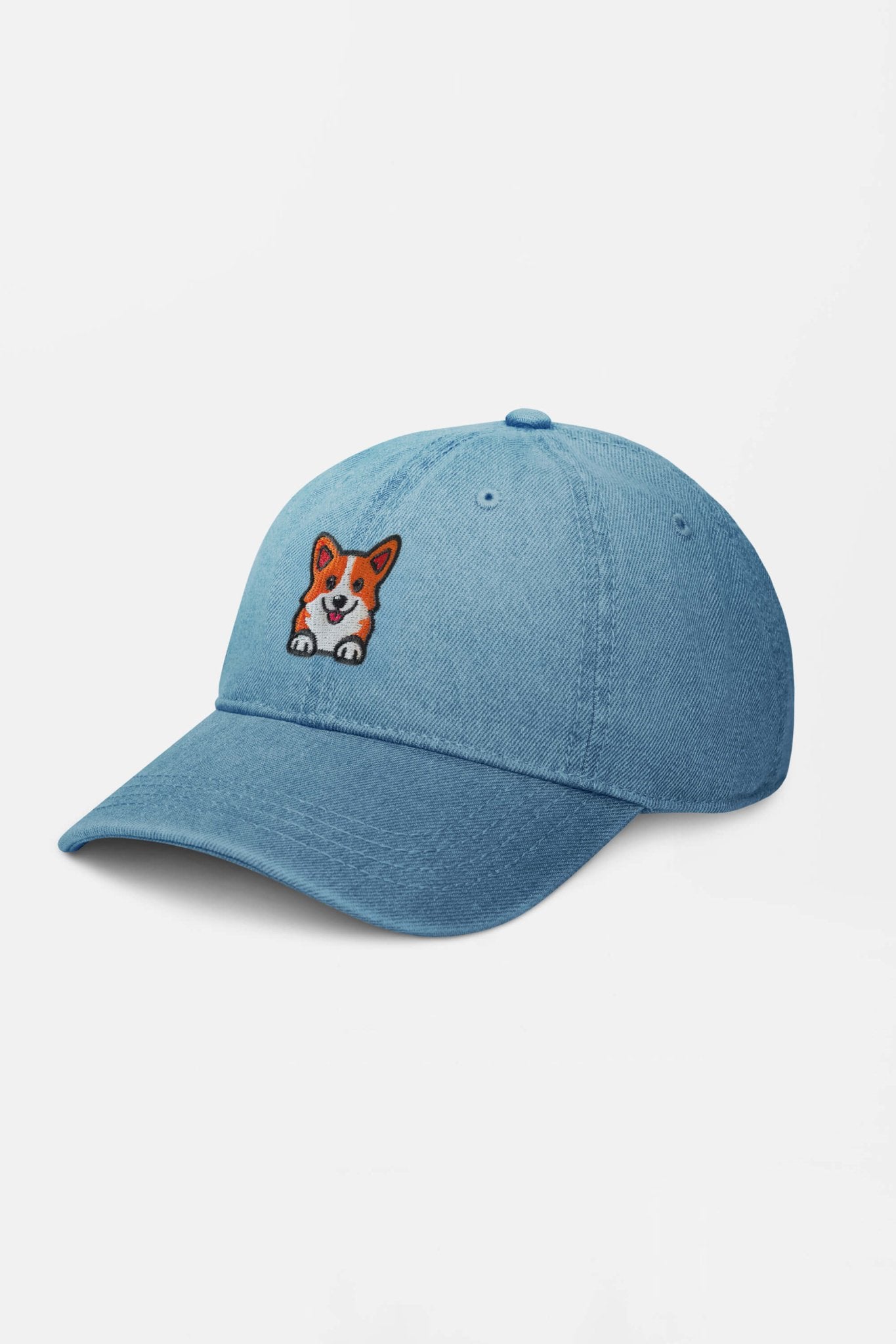 Premium Corgi Denim Cap.