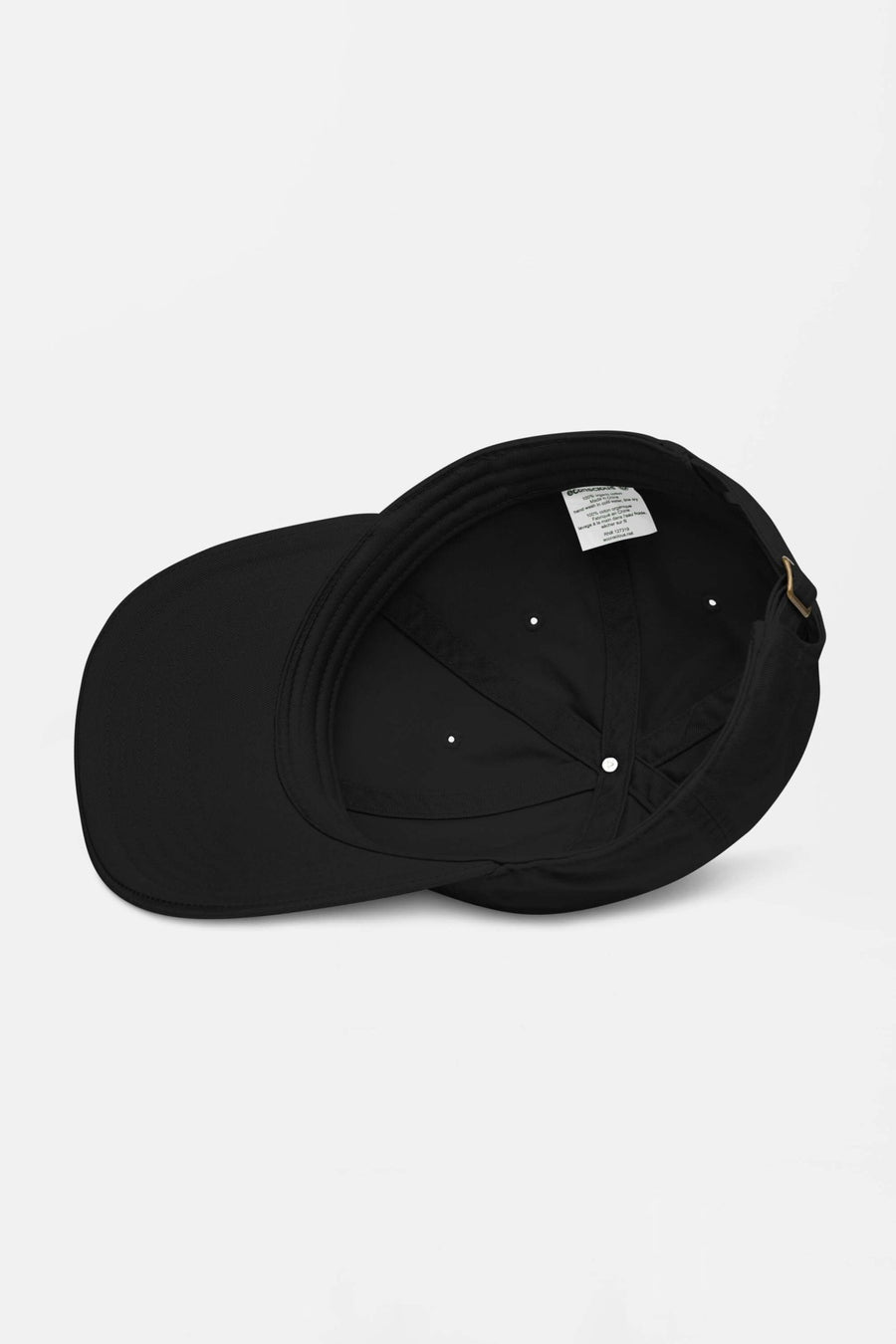 Side view of the black Corgi Fan Club cap from WOOF