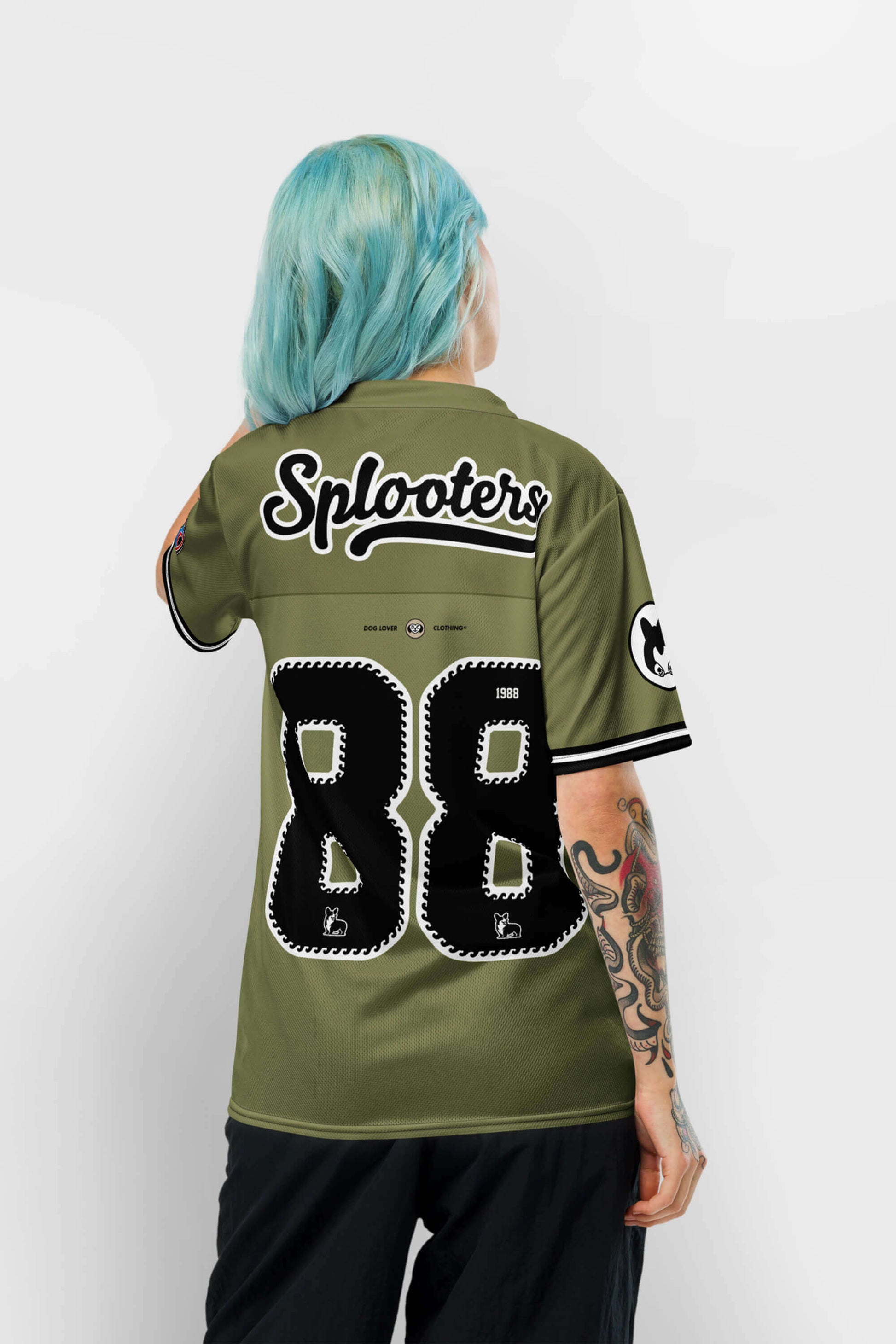 Ultimate Splooting Corgi Fan Club Jersey - Dogloverclothing.com
