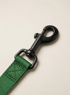 Deep Green Dog Collar & Leash Set