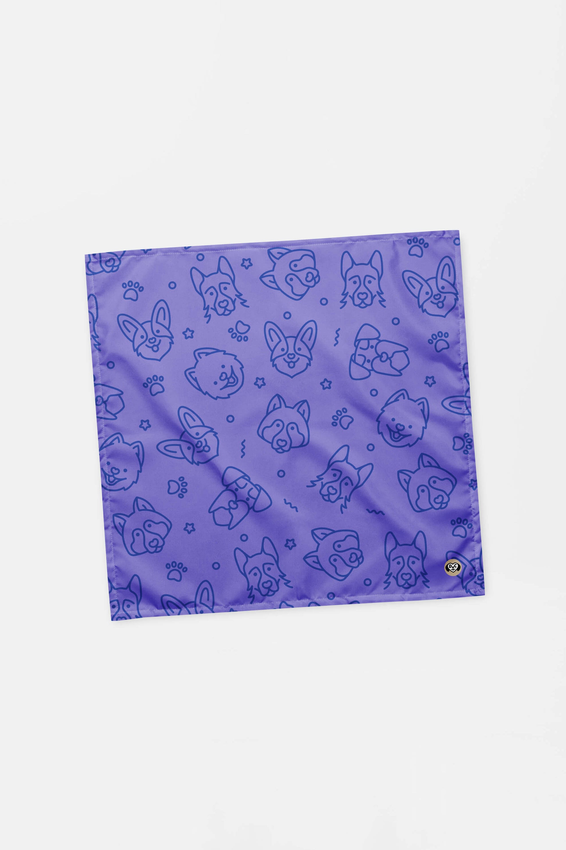 Lavender Dog Art Pet Bandana - Dogloverclothing.com