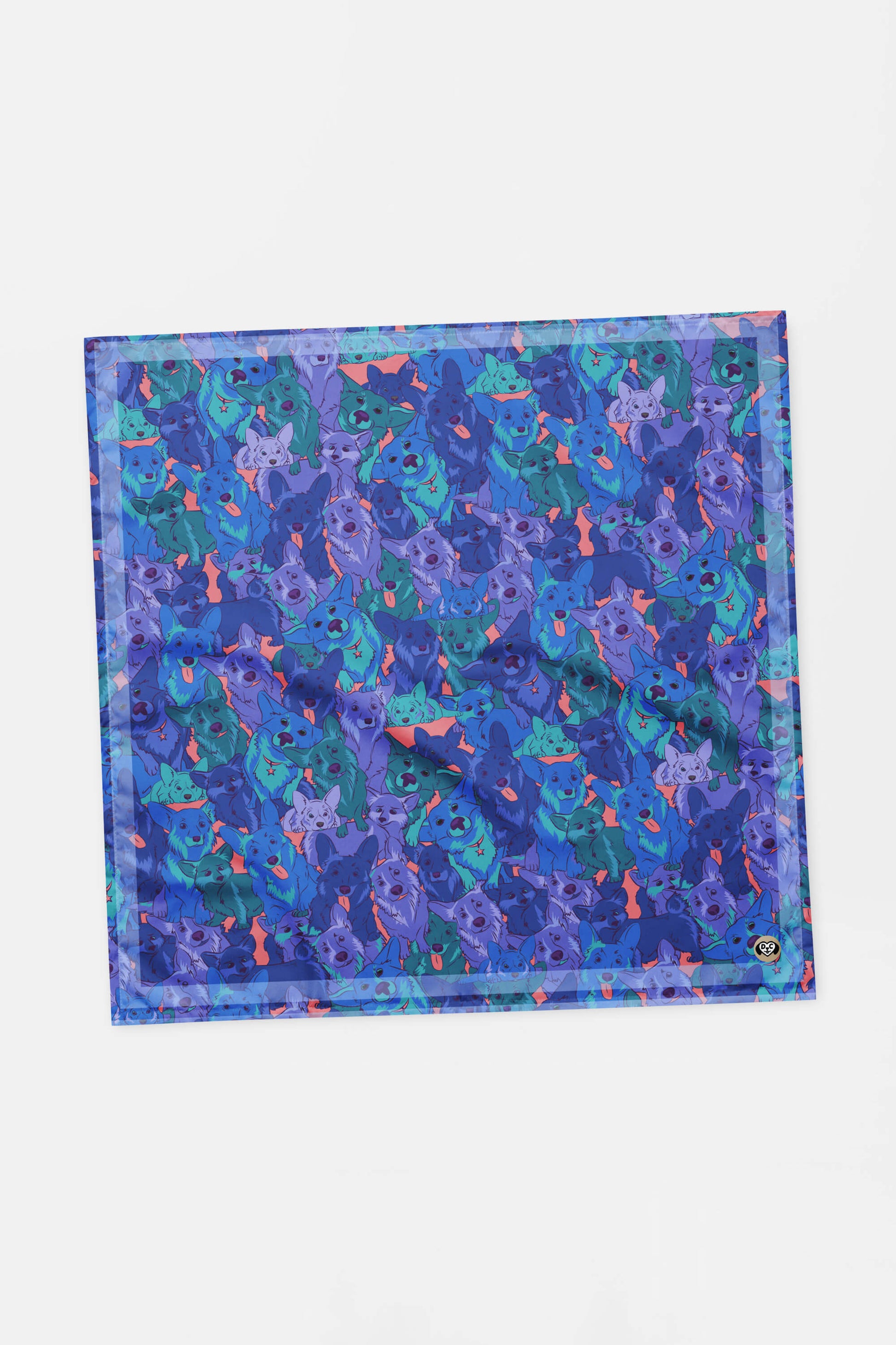 Dreamy Blues Pet Bandana - Dogloverclothing.com