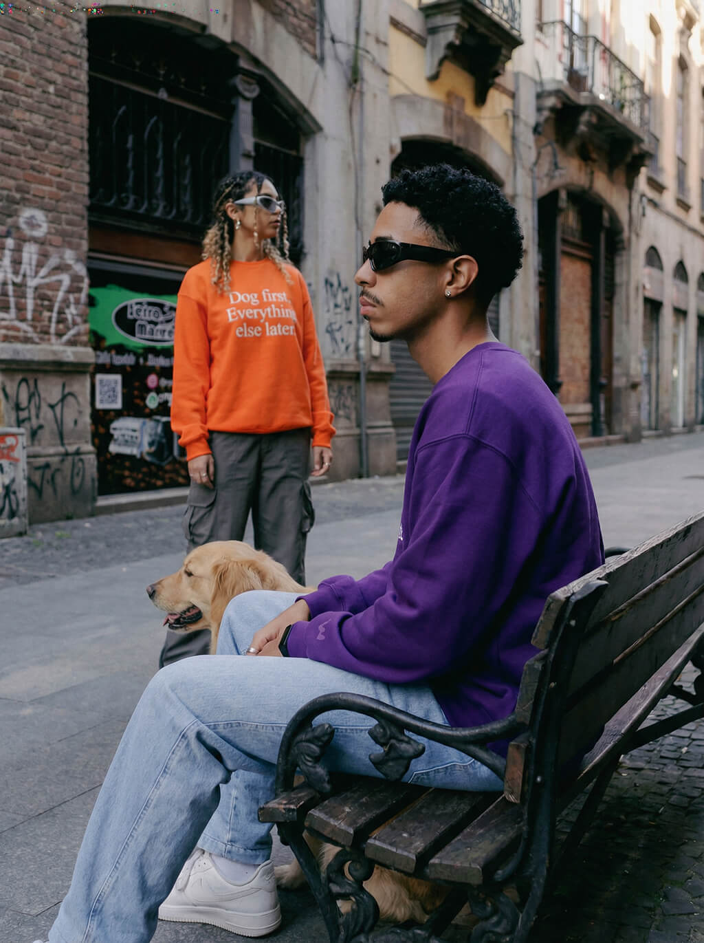 Unisex Dog First Statement Sweatshirt