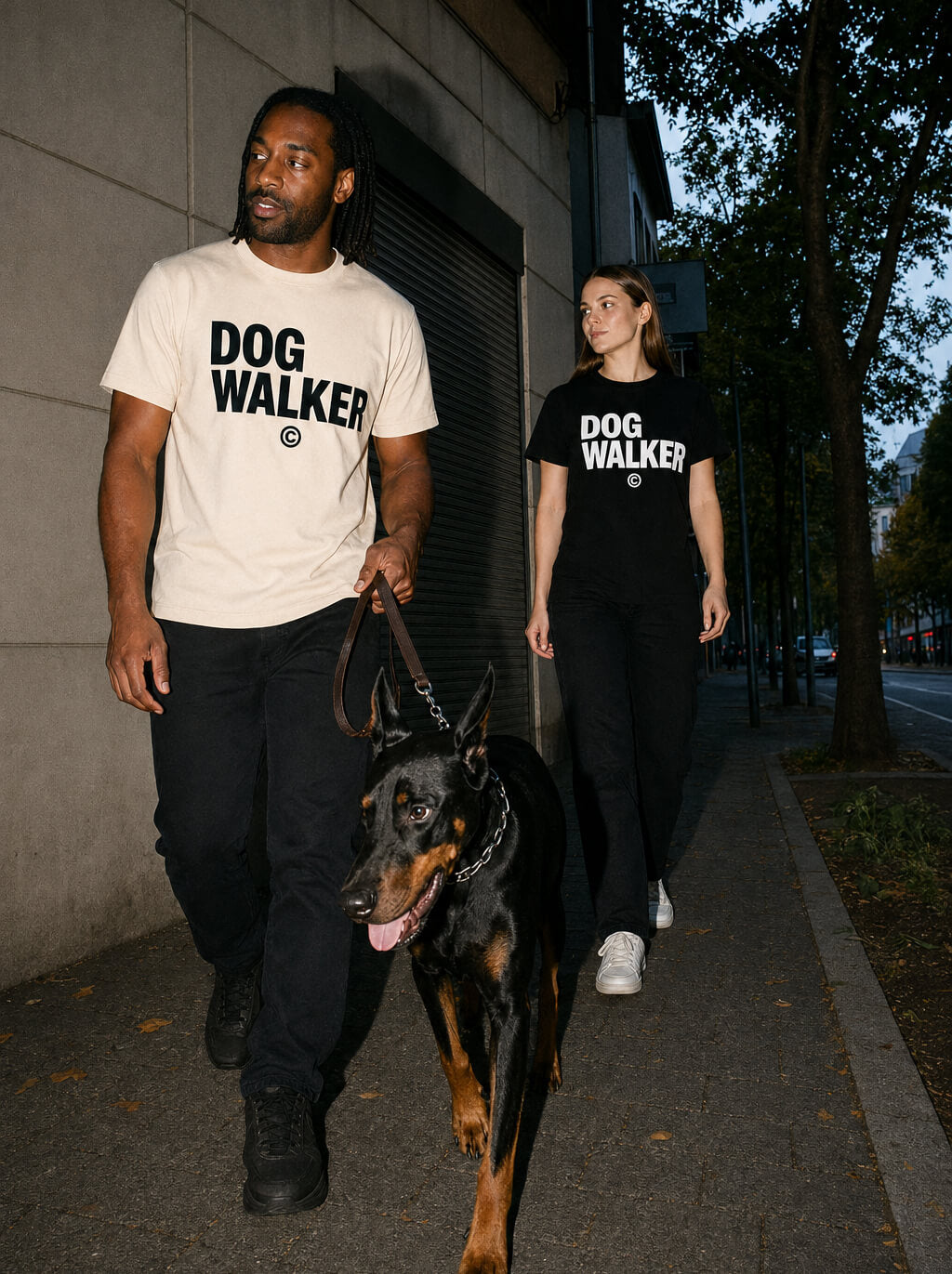 Relaxed Dog Walker© Unisex T-Shirt