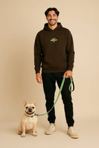 Forest Green Dog Collar & Leash Set - WOOF