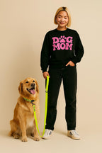 Neon Green Dog Collar & Leash - WOOF