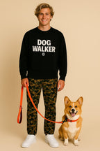 Neon Orange Dog Collar & Leash Set - WOOF