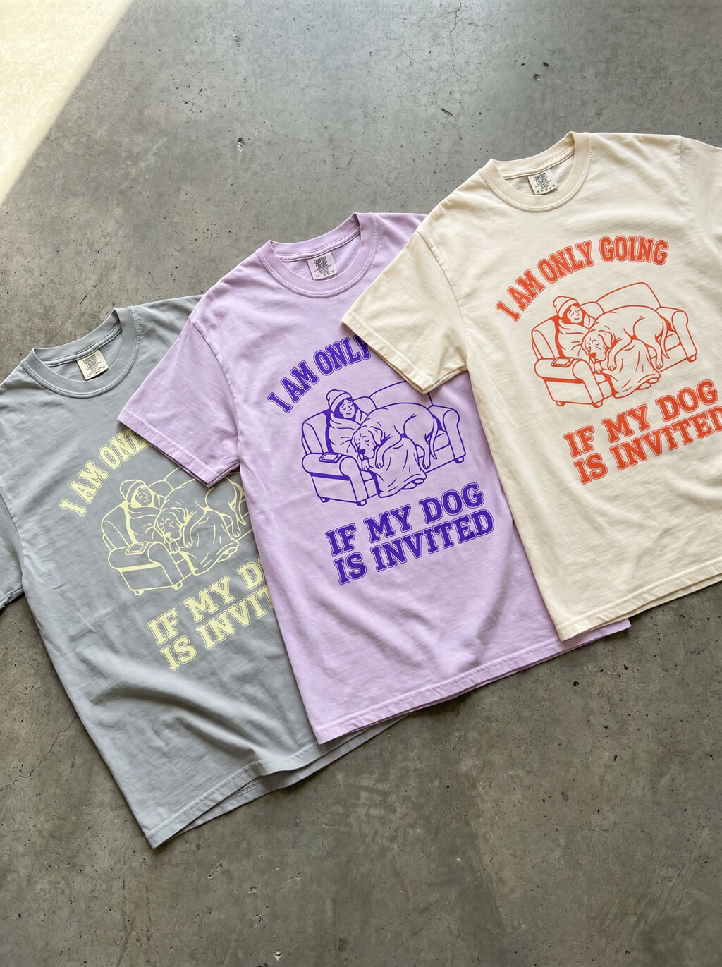 Dog Is Invited Unisex Heavyweight T-Shirt