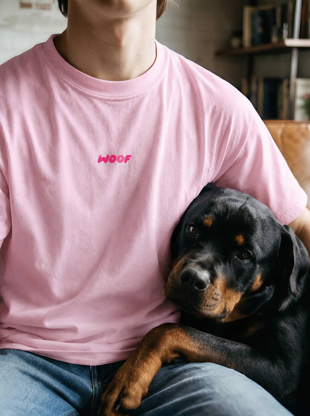 Sleeping Dog Unisex Heavyweight T-Shirt