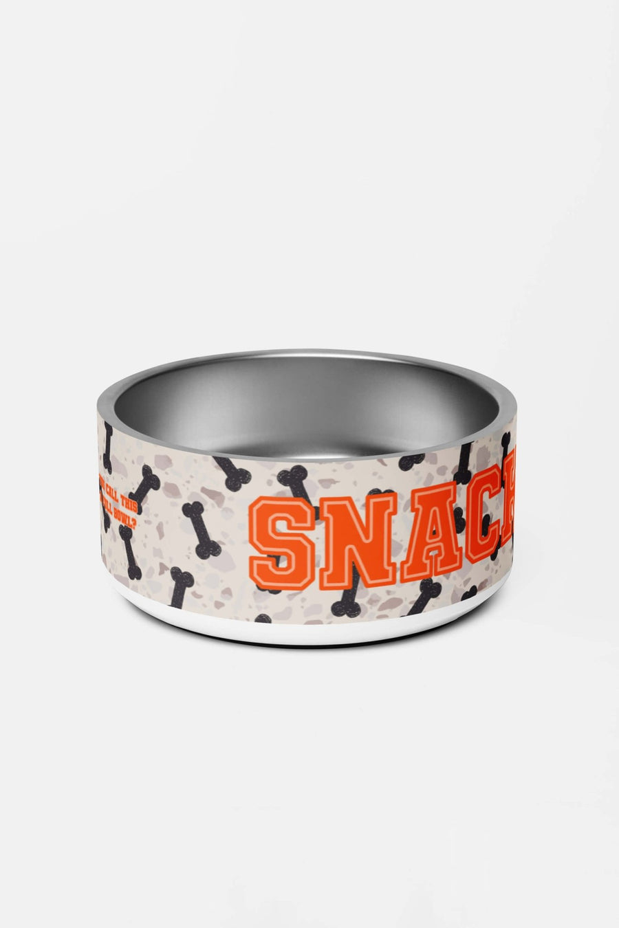 Snack Champ dog bowl from WOOF seen from above