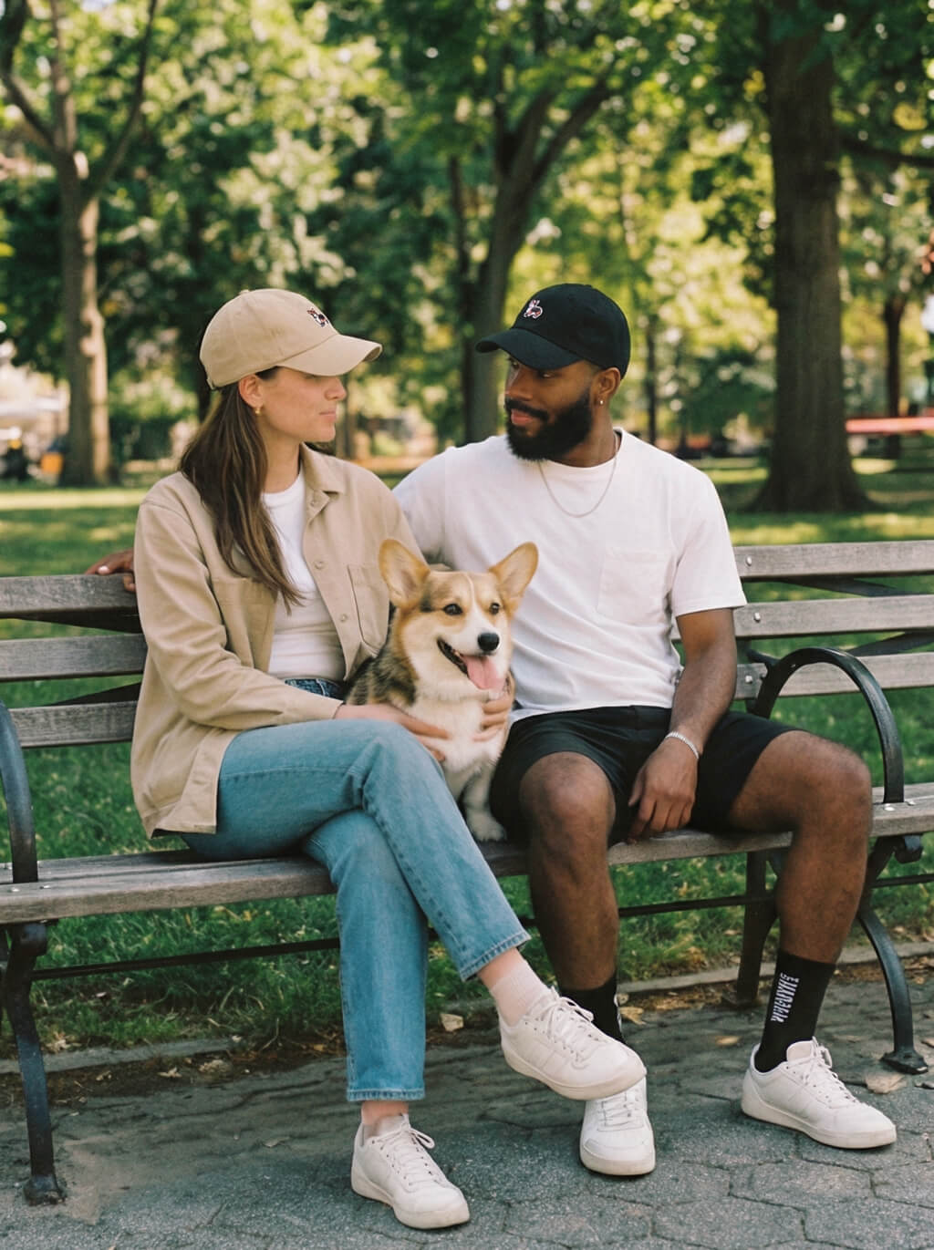 Iconic Tricolor Corgi Cap