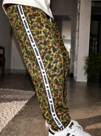 Camo Wide-Leg Unisex Paw Print Joggers