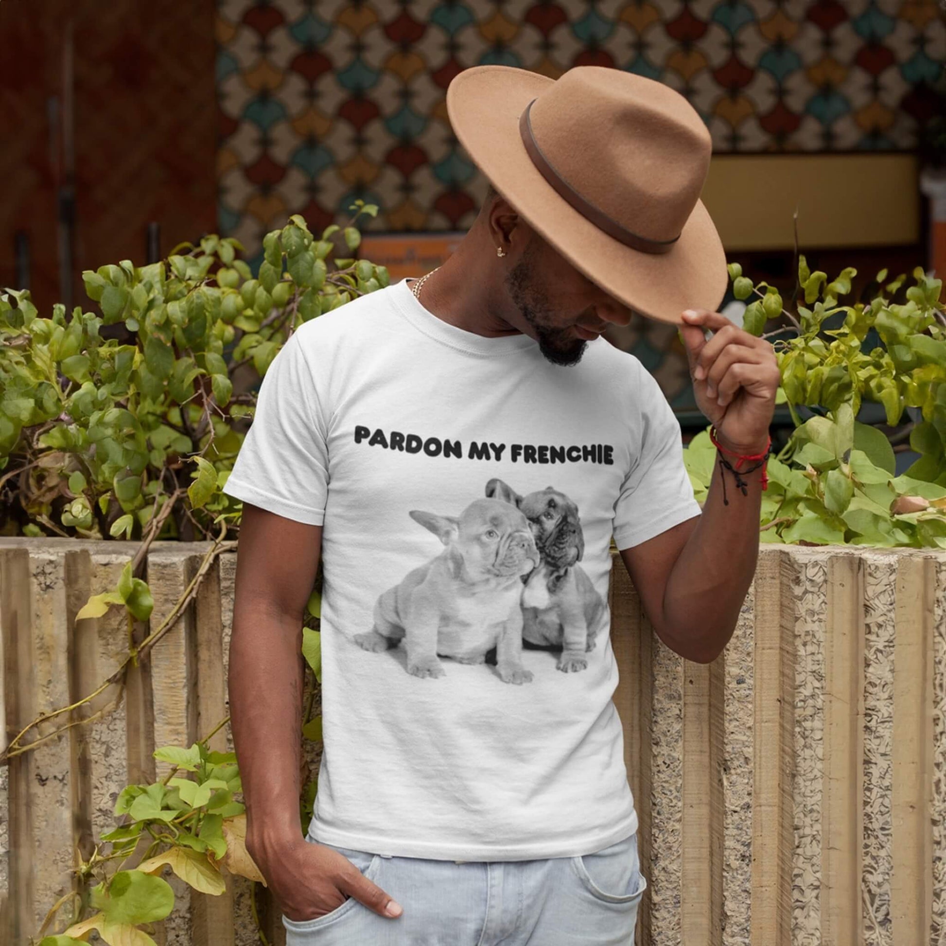 Pardon My Frenchie Unisex T-Shirt - Dogloverclothing.com