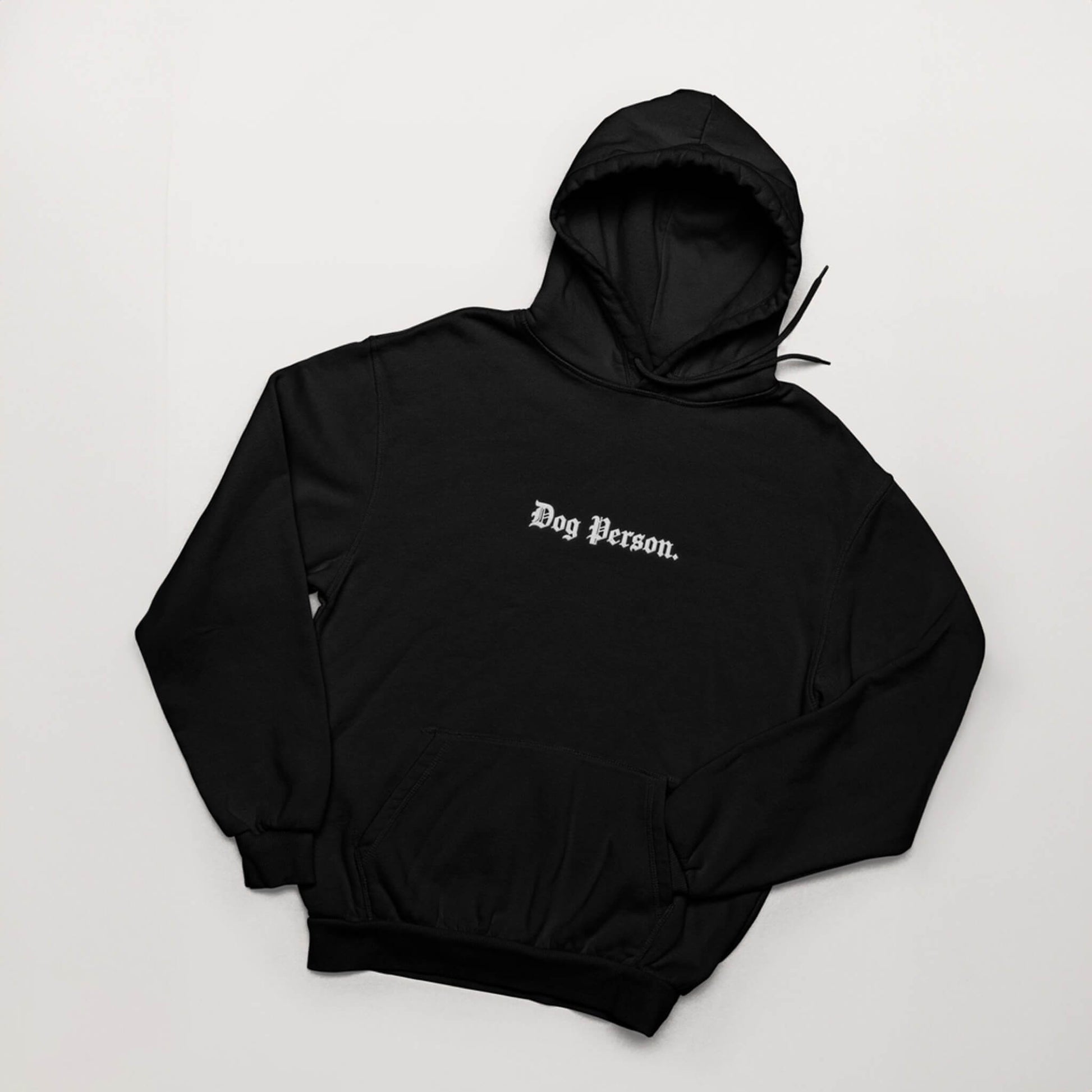 Dog Person Embroidered Unisex Hoodie - Dogloverclothing.com