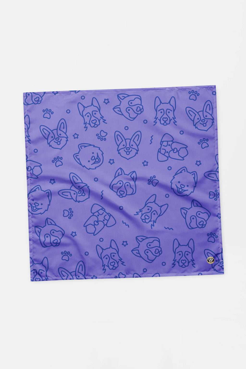 Lavender Dog Art Pet Bandana - Dogloverclothing.com