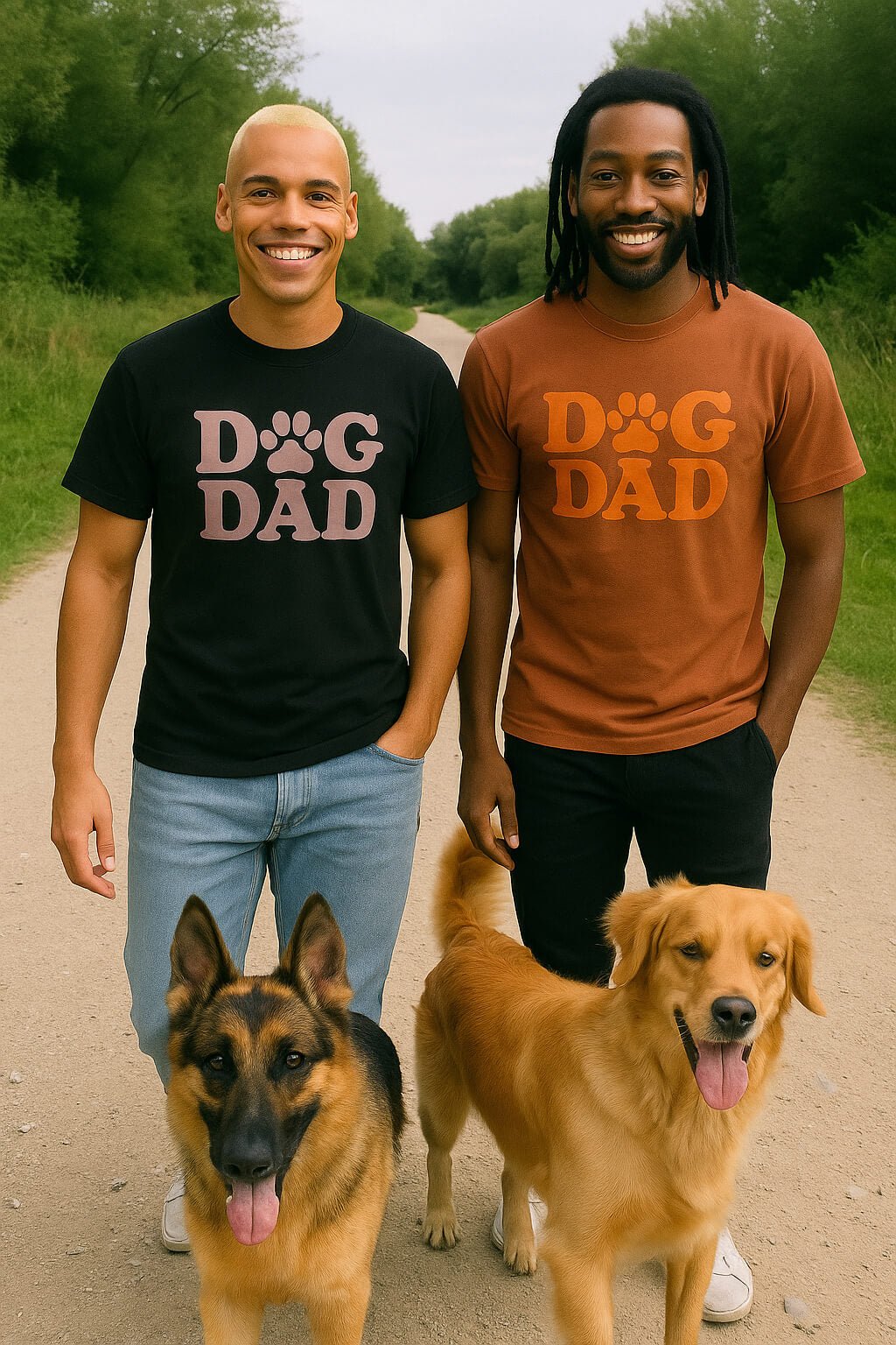 Soft Dog Dad T-Shirt - Dogloverclothing.com