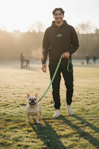 Forest Green Dog Collar & Leash Set - WOOF