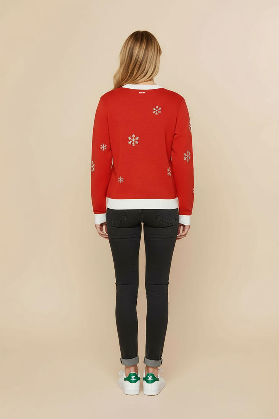 Back of the Corgi Christmas sweater from WOOF