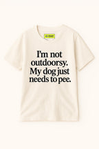 Funny Dog Outdoor Unisex T-Shirt.