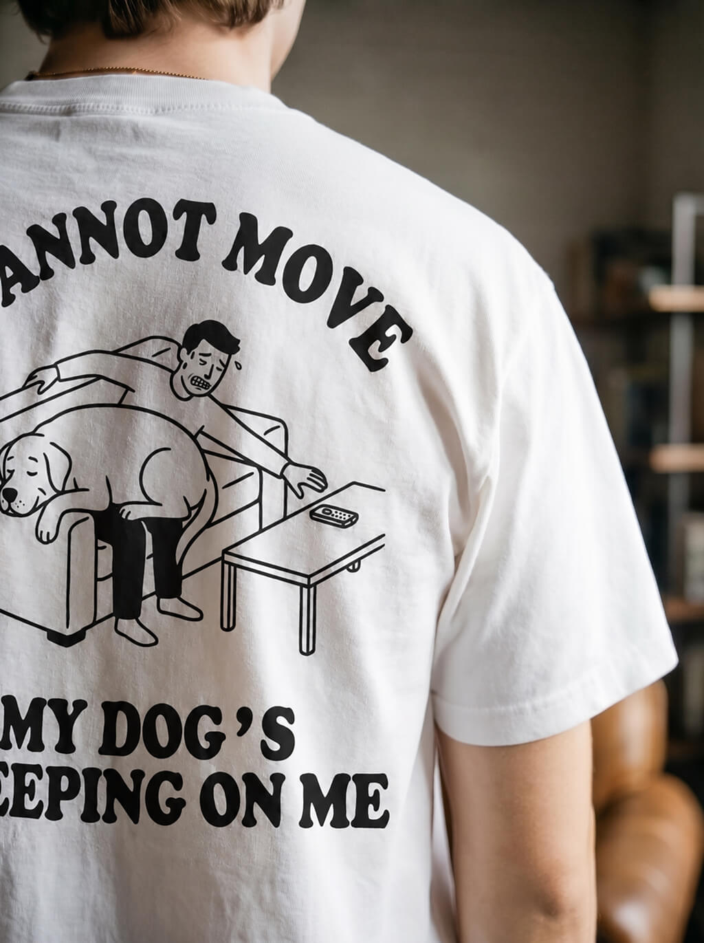 Sleeping Dog Unisex Heavyweight T-Shirt