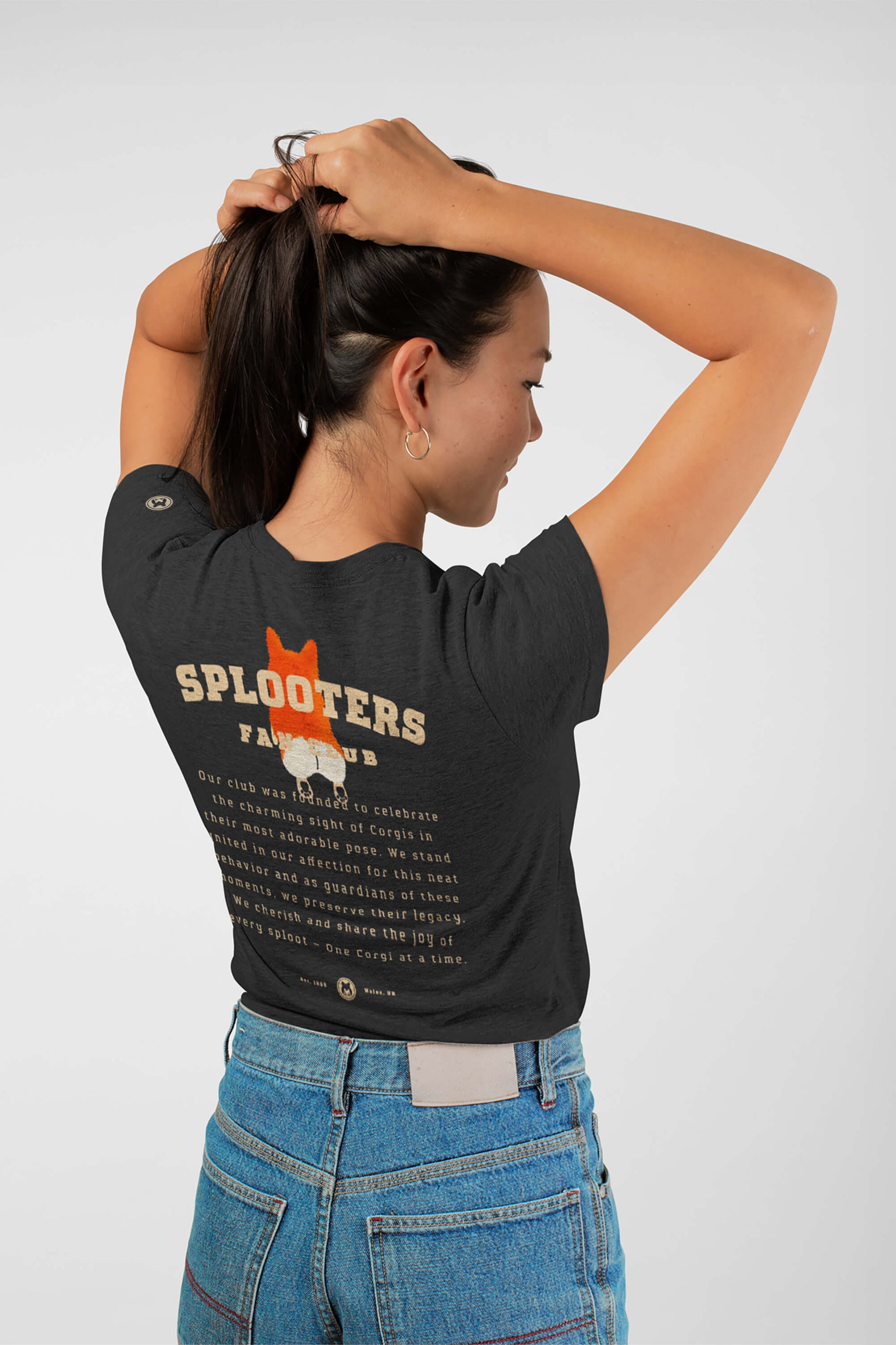 Official Splooting Corgi Fan Club Unisex T-Shirt - Dogloverclothing.com