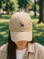 Iconic Tricolor Corgi Cap