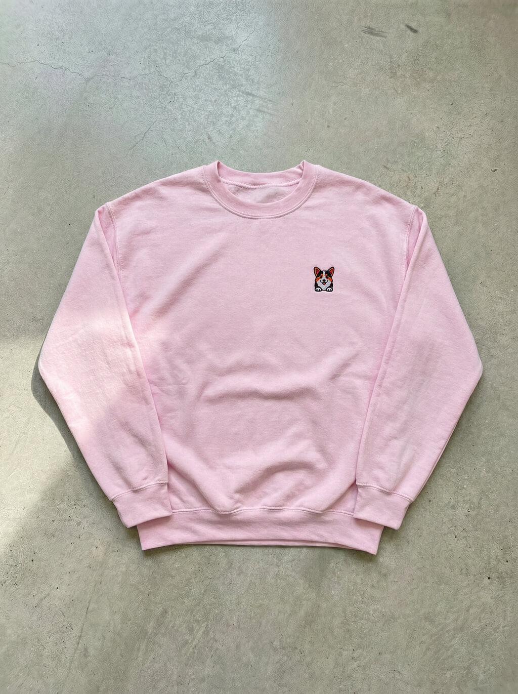 Premium Tricolor Corgi Patch Sweatshirt