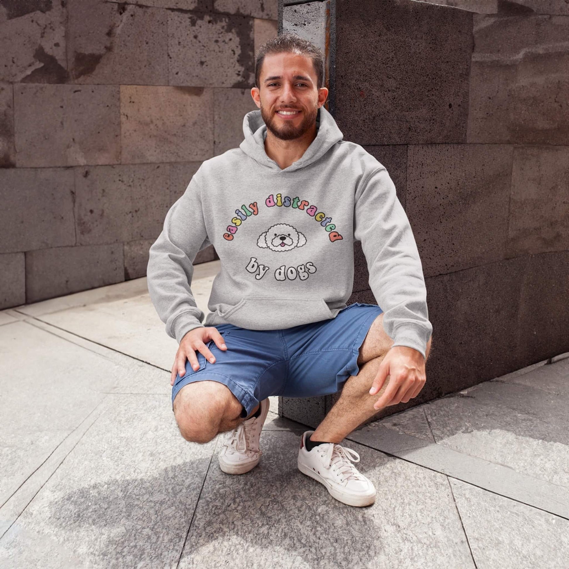 Easily Distracted By Dogs Unisex Hoodie - Dogloverclothing.com