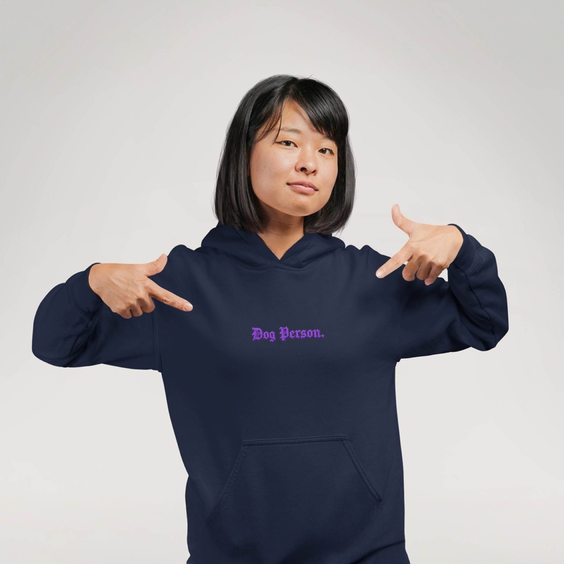 Dog Person Embroidered Unisex Hoodie - Dogloverclothing.com