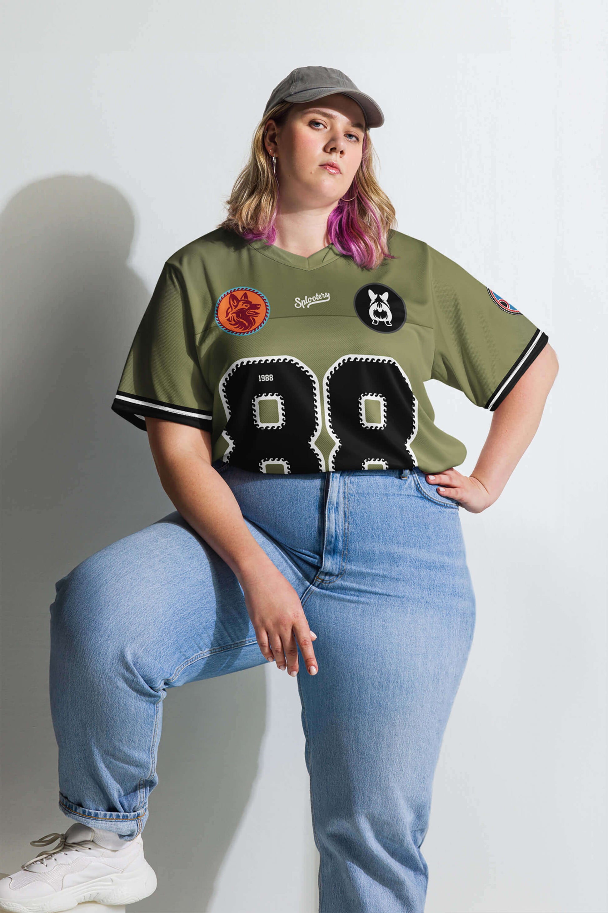 Ultimate Splooting Corgi Fan Club Jersey - Dogloverclothing.com